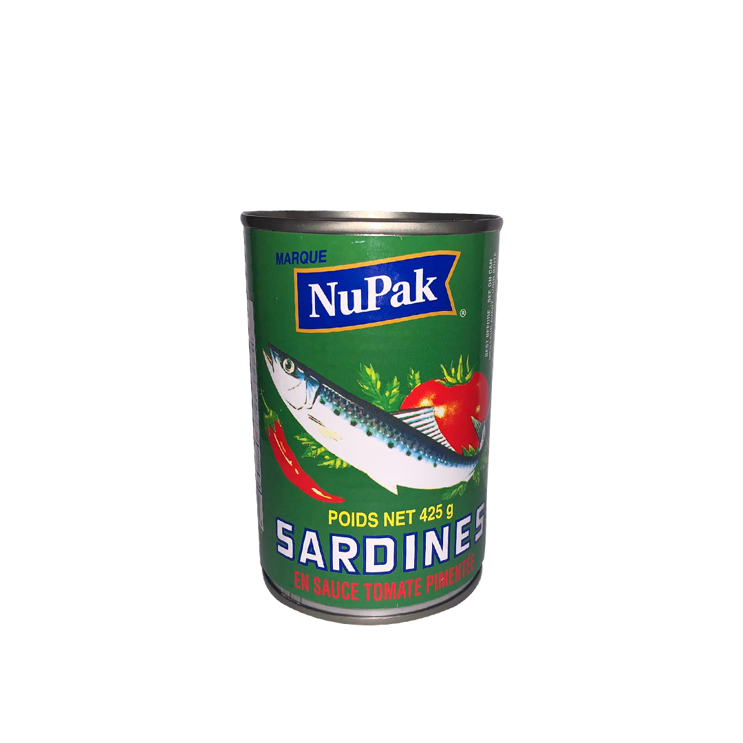 Nupak Sardine en Sauce Tomate Pimentée 425g