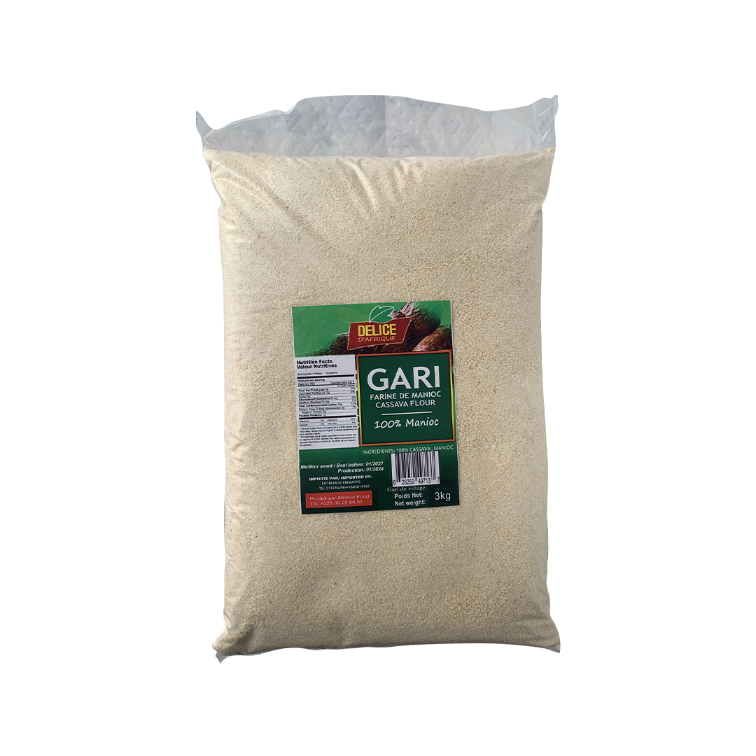Délice d’Afrique. Gari blanc 3kg