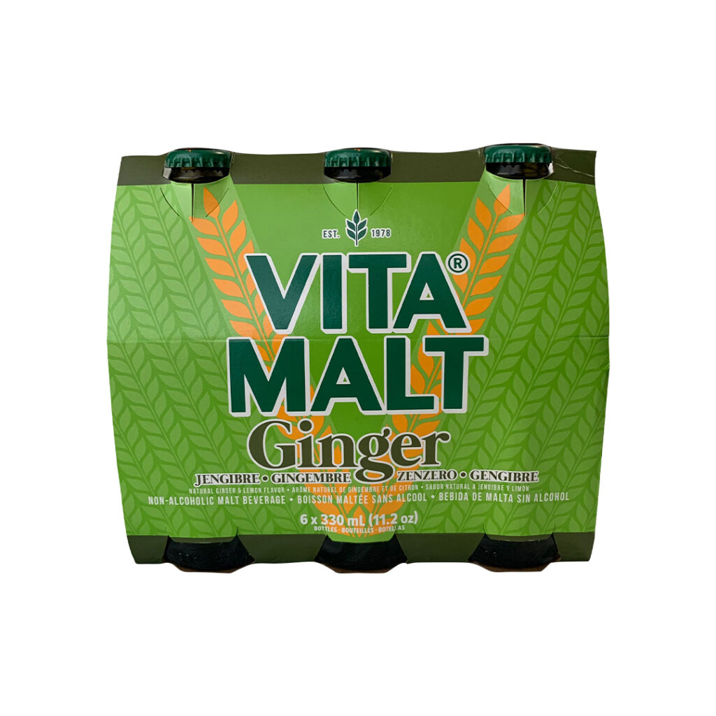 Vita Malt Ginger 6x330ml Épicerie Tropicale Plus