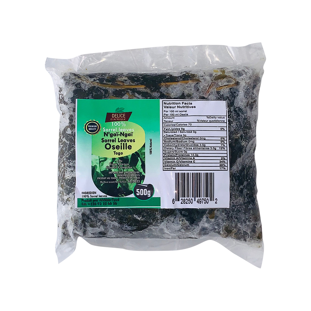 Délice d’Afrique. Oseille 500g