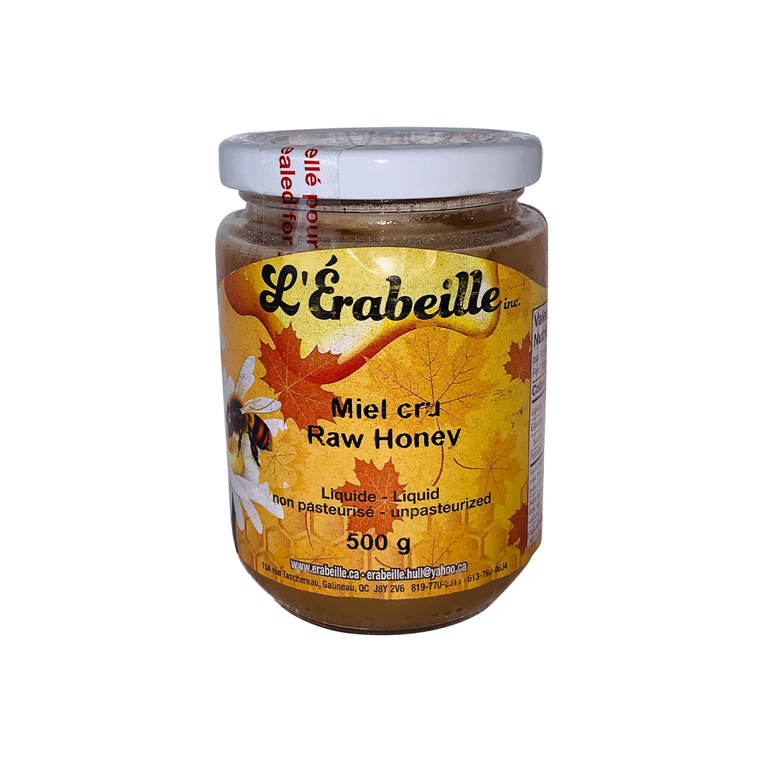 L’Érabeille. Miel cru 500g